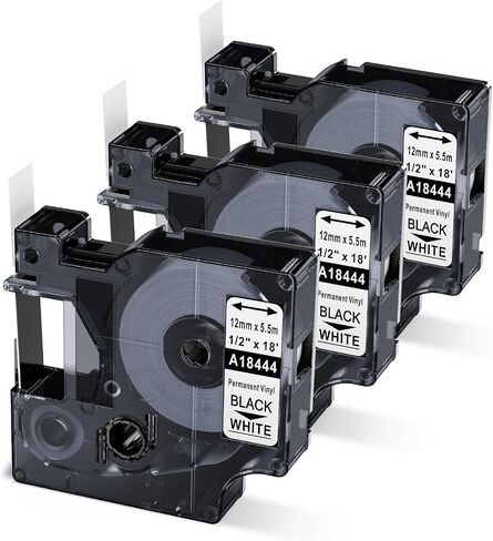 18443 Label Tape 3/8 Compatible with Dymo Rhino 5200 4200 5000 6000 in Saudi Arabia