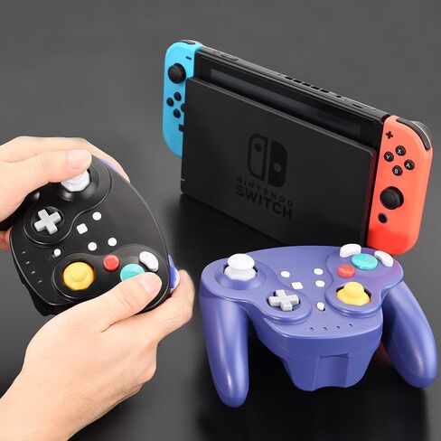 2.4 GHz Wireless GameCube Controller for Switch 1 & 2, NGC Console, Indigo in Kuwait