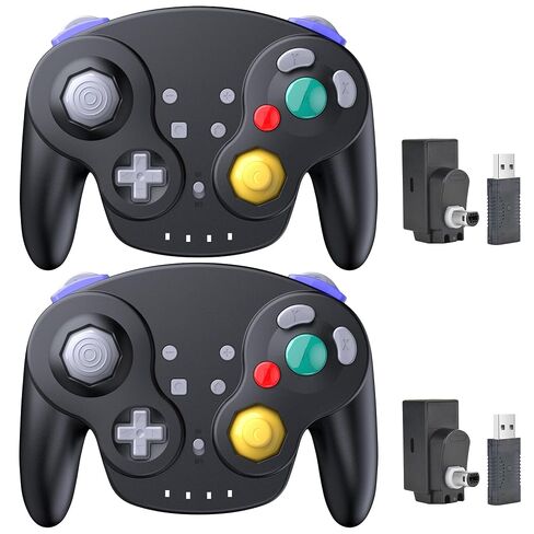 2.4 GHz Wireless GameCube Controller for Switch 1 & 2, NGC Console, Indigo in Kuwait