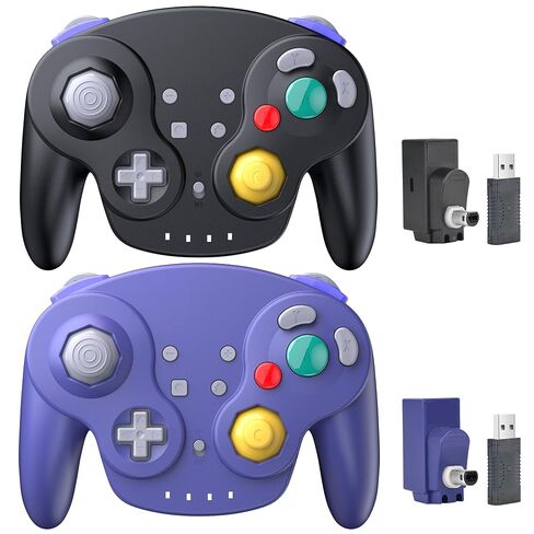 2.4 GHz Wireless GameCube Controller for Switch 1 & 2, NGC Console, Indigo in Kuwait