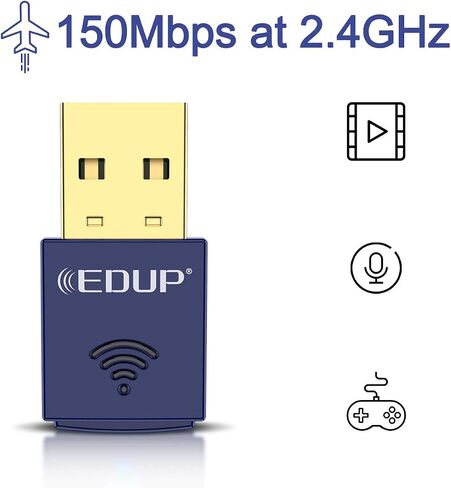 محول EDUP® USB Bluetooth WiFi للكمبيوتر الشخصي، محول Bluetooth 4.0 in Kuwait