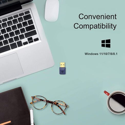 محول EDUP® USB Bluetooth WiFi للكمبيوتر الشخصي، محول Bluetooth 4.0 in Kuwait