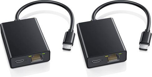 محول إيثرنت ZEXMTE لـ Fire TV Stick، محول Micro USB إلى RJ45 Ethernet، محول شبكة Firestick متوافق مع Fire TV Stick 2/3/4K/4K Max، Chromecast Ultra in Saudi Arabia