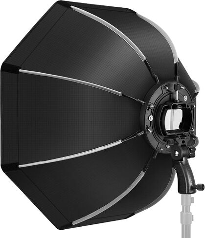 NEEWER 26"/65cm Octagonal Softbox Quick Release, with S-Type Bracket Mount, Carrying Bag Compatible with NEEWER TT560 NW880 NW600 NW620 NW700 NW-670 750II and Q3 AD200Pro Flash Strobes, SF-RP26 in Saudi Arabia