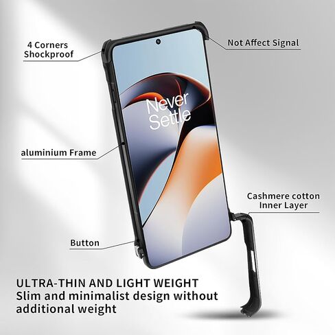 حافظة معدنية ممتصة للصدمات لهاتف Pixel 10A بدون إطار، مقاس نحيف بدون ظهر بدون إطار مصد معدني بدون ظهر 4 زوايا مقاومة للصدمات وشحن لاسلكي متوافق مع الحماية الثقيلة (أسود) in Kuwait