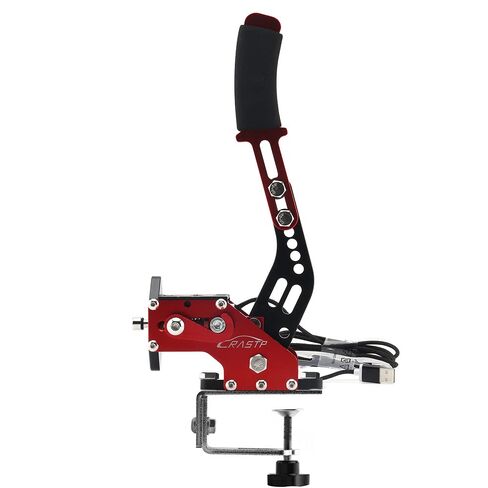 RASTP 64Bit PC USB Handbrake With Clamp for SIM Racing Games,Black in Saudi Arabia