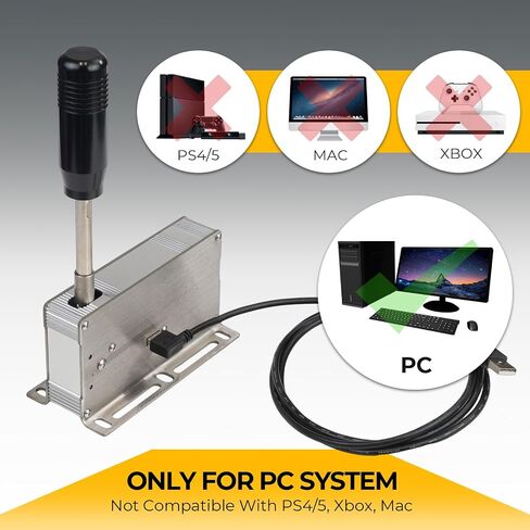 BGQG USB متسلسل لجهاز الكمبيوتر الذي يعمل بنظام Windows Sim Racing، متوافق مع Logitech G25/G27/G29/G920/G923 Thrustmaster T300/T500، عجلة سباق PXN TMX in Saudi Arabia