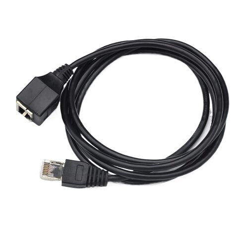 Hundred megabit RJ45 Extension Cable Network Port Male to Female passthrough Computer ca in Saudi Arabia