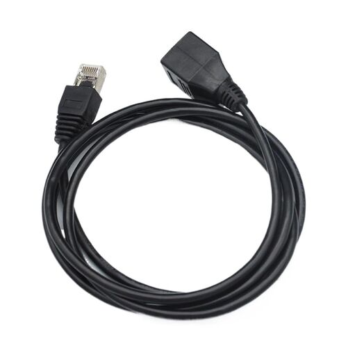 Hundred megabit RJ45 Extension Cable Network Port Male to Female passthrough Computer ca in Saudi Arabia