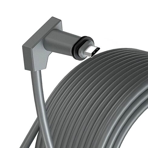 32.8ft Durable Rectangular Satellite Replacement Cable for Uninterrupted Internet Access, Rubber Copper for Indoor and Outdoor in Saudi Arabia