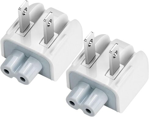 Wall Adapter Plug Folding Duck Head,US Standard Plug Duck Head Compatible with Mac Book/Maci Book/Phone/Pod AC Power Adapter (2 -Pack) in Saudi Arabia