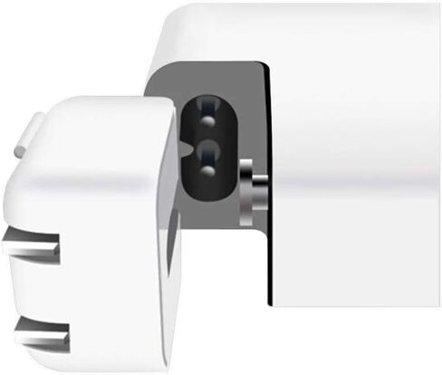 Wall Adapter Plug Folding Duck Head,US Standard Plug Duck Head Compatible with Mac Book/Maci Book/Phone/Pod AC Power Adapter (2 -Pack) in Saudi Arabia