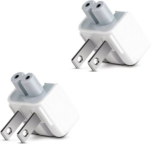 Wall Adapter Plug Folding Duck Head,US Standard Plug Duck Head Compatible with Mac Book/Maci Book/Phone/Pod AC Power Adapter (2 -Pack) in Saudi Arabia