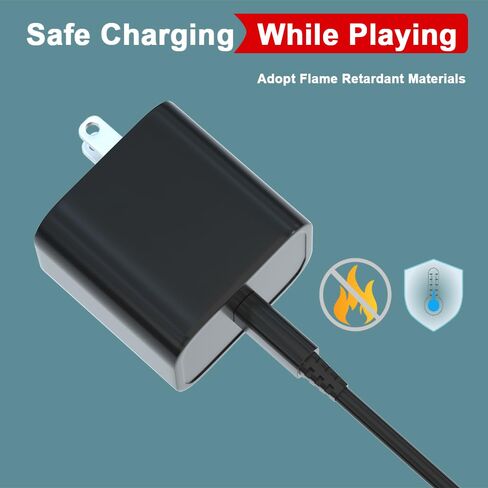 10FT 60W Smart Protection Power Adapter Charger for Nintendo 2/1/Oled/Lite,Steam Deck Support 4K TV Dock,PD3.0 Fast Charging Replacement Power Cord for iPhone Air/17/17 Pro Max, Galaxy, Tablet/Laptop in Saudi Arabia