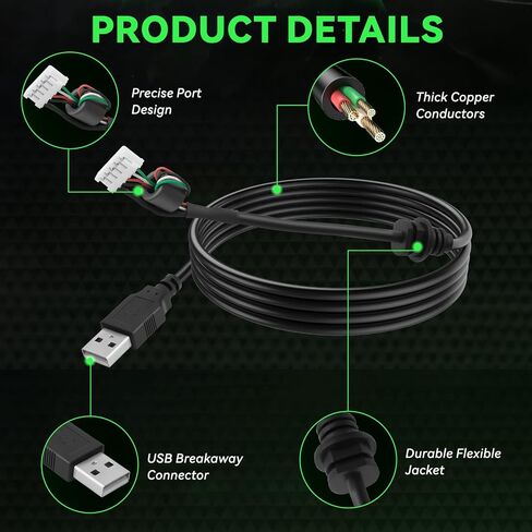 كابل عجلة القيادة USB لعجلة السباق لوجيتك G29 G27 G920 G923 in Saudi Arabia