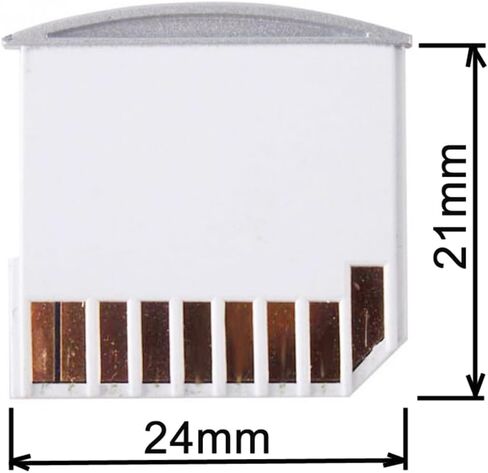 محول صغير لمجموعة بطاقات Micro SD TF إلى SD لتخزين إضافي لأجهزة MacBook Air/Pro/Retina White in Saudi Arabia