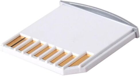 محول صغير لمجموعة بطاقات Micro SD TF إلى SD لتخزين إضافي لأجهزة MacBook Air/Pro/Retina White in Saudi Arabia