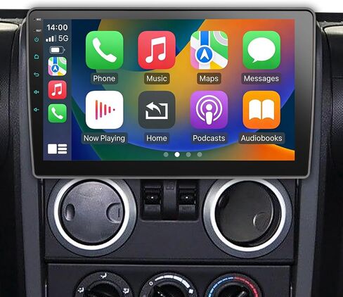 Car Radio Stereo for Jeep Wrangler JK 2007-2018 Dodge Ram 2009-2012, 10 inch Touch Screen with Wireless Carplay & Android Auto/Bluetooth/Navigation/SWC/AM FM Radio Linux in Saudi Arabia