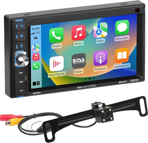BOSS Audio Systems BCP62-RC 6.2 Inch CarPlay Only Car Stereo, Backup Camera in Saudi Arabia
