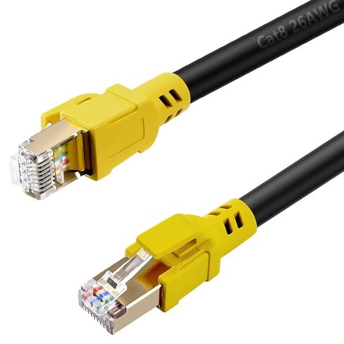 Cat 8 Ethernet Cable, 100 ft, 26AWG, 2000MHz, 40Gbps in Saudi Arabia