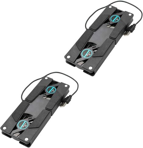 Gaming Laptop Cooling Pad 2pcs Notebook Cooler Foldable Design Ventilated Support for Laptops in Saudi Arabia