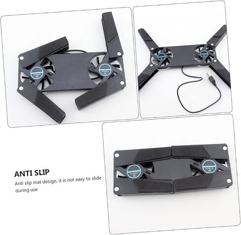 Gaming Laptop Cooling Pad 2pcs Notebook Cooler Foldable Design Ventilated Support for Laptops in Saudi Arabia