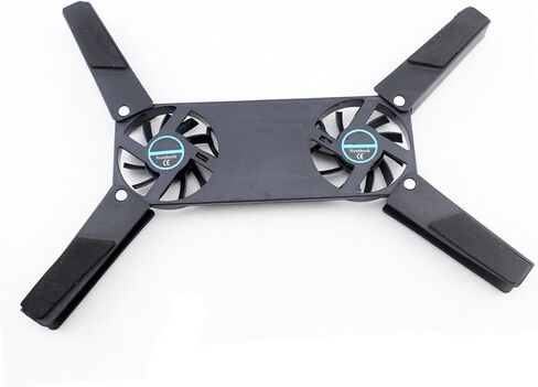 Gaming Laptop Cooling Pad 2pcs Notebook Cooler Foldable Design Ventilated Support for Laptops in Saudi Arabia
