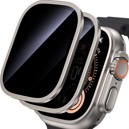 UniqueMe for Apple Watch Ultra 3/Ultra 2/Ultra 49mm Screen Protector Black in Saudi Arabia