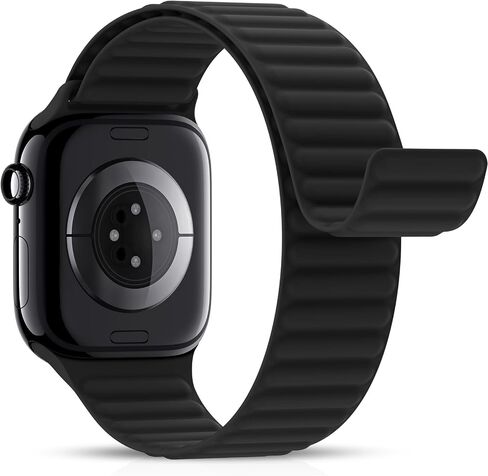 Magnetic Silicone Sport Band for Apple Watch Bands Series 11-1/SE/Ultra in Saudi Arabia