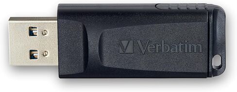 Verbatim 64GB Slider USB Flash Drive USB 2.0 Thumb Drive – Black in Saudi Arabia