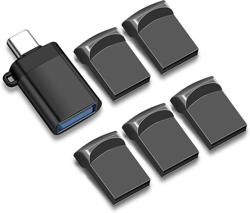 EASTBULL 32GB USB3.0 FAT32 Small Flash Drive with a USB-C Adapter (Grey) in Saudi Arabia