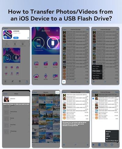 MFi Certified 250GB Flash Drive for iPhone Photo Stick Thumb Drive, USB Memory Stick iPhone Flash Drive for Photos, High Speed Jump Drive External Storage for iPhone/iPad/Android/PC (Light Blue) in Saudi Arabia