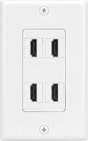 لوحة حائط HDMI بـ 4 منافذ HDMI لمنفذ الحائط ولوحة مقبس HDMI in Saudi Arabia