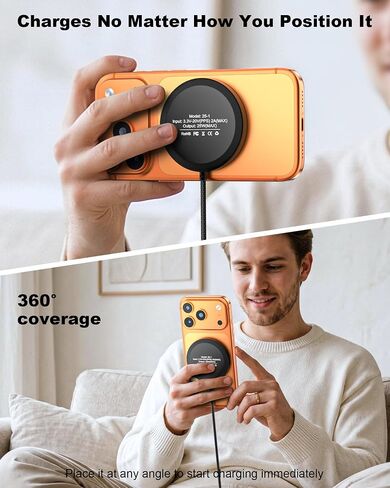 ZBF 25W Magnetic Wireless Charging Pad | USB-C for MagSafe iPhone Samsung in Saudi Arabia