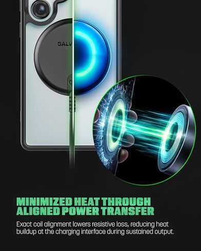 Galvanox 2-Pack، شاحن لاسلكي معتمد من Qi2.2 بقدرة 25 وات لأجهزة سامسونج in Saudi Arabia