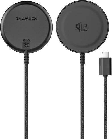 Galvanox 2-Pack، شاحن لاسلكي معتمد من Qi2.2 بقدرة 25 وات لأجهزة سامسونج in Saudi Arabia