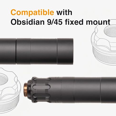 KPY RSOF001 Fixed Mount 1/2x28 Compatible with Obsidian 45/9 in Saudi Arabia