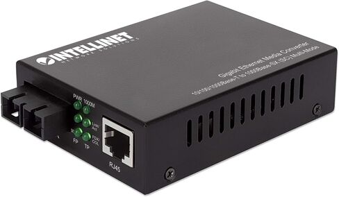 محول الوسائط Intellinet Gigabit Ethernet، RJ45 إلى ST Multimode SX in Saudi Arabia