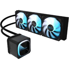GIGABYTE Eagle 360 ICE - AIO Liquid CPU Cooler - 360mm Radiator, 3X 120mm High-Volume PWM Fans, Compatible with Intel LGA 1851/1700/115X/1200, AMD AM5/AM4 - White (GP-GIGABYTE Eagle 360I) in Saudi Arabia