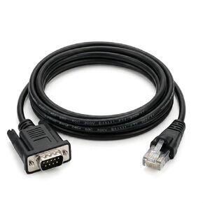DB9 Male to RJ50 10P10C RS232 Serial Cable 1.8m UL2464 POS Cash Register Communication Cable for Seavision SeaPOS Systems & Industrial Devices in Saudi Arabia