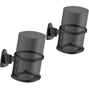 Wall Bracket for Sonos Move and Sonos Move 2 Wall Mount - Adjustable Swivel & Tilt for Sonos Move Speaker Mount with Wraparound Metal Guardrail Design, Compatible with Wired & Base Charging, 1 Pack in Saudi Arabia