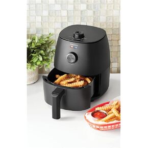 2.2 Quart Capacity Air Fryer,Non-Stick, Dishwasher Safe Basket,1150W,Black in Saudi Arabia