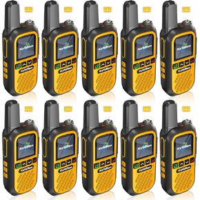 (Lifetime Free) Walkie Talkies Long Range Global Unlimited Range 4G LTE PoC Two-Way Radios (5000+ Miles) Rugged & Dust-Proof Rechargeable for Construction,Truck Fleets,Families (2-Pack and SIM) in Saudi Arabia