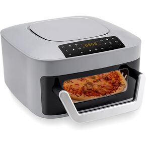 8-in-1 Air Fryer Top & Bottom Heating, 4QT Indoor Pizza Oven in Saudi Arabia