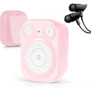 64GB Mini MP3 Player with Bluetooth 5.3 & Clip for Sports, Black in Saudi Arabia