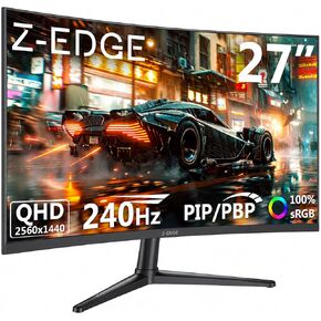 شاشة كمبيوتر منحنية Z-Edge مقاس 32 بوصة، 1080 بكسل، 240 هرتز/180 هرتز in Kuwait