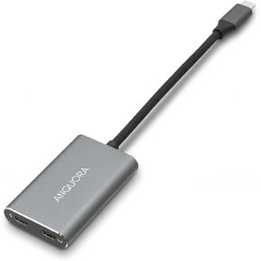 محور نظارات AR للتبديل 2، محول USB-C إلى نظارات AR 4K@60 هرتز مع شحن 100 وات PD 3.0، غلاف من الألومنيوم، متوافق مع Switch2، ROG Ally X، Steam Deck، يدعم نظارات XREAL Rokid Viture in Kuwait