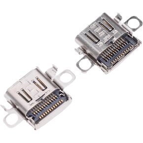 2 TypeC Console Ports, Replacement Charging Port, Reliable Quality, Convenient Charging for 2, Parts Console Jack for Users in Saudi Arabia