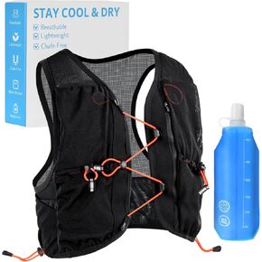 Running Vest for Women Men Hydration Vest with 500ml Flask in Saudi Arabia