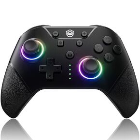 NYXI Wizard Wireless Switch Controller for Switch/Switch OLED, Switch Controller with Hall Effect Joystick, Programmable, Mechanical Trigger, 6-Axis Gyro, Turbo&Vibration in Saudi Arabia